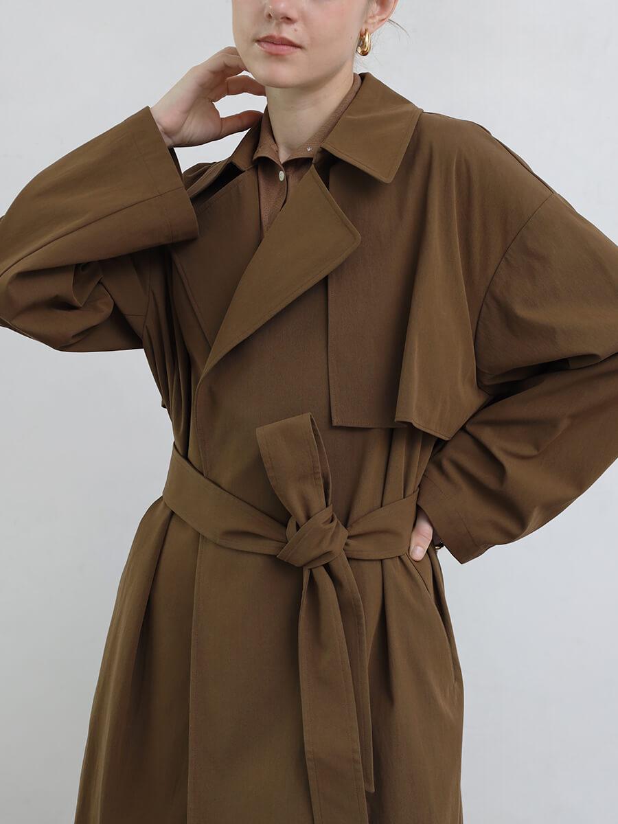 ISSEY MIYAKE FETE トレンチコート ブラック/グレー ISSEY MIYAKE トレンチコート ISSEY MIYAKE FETE トレンチコート