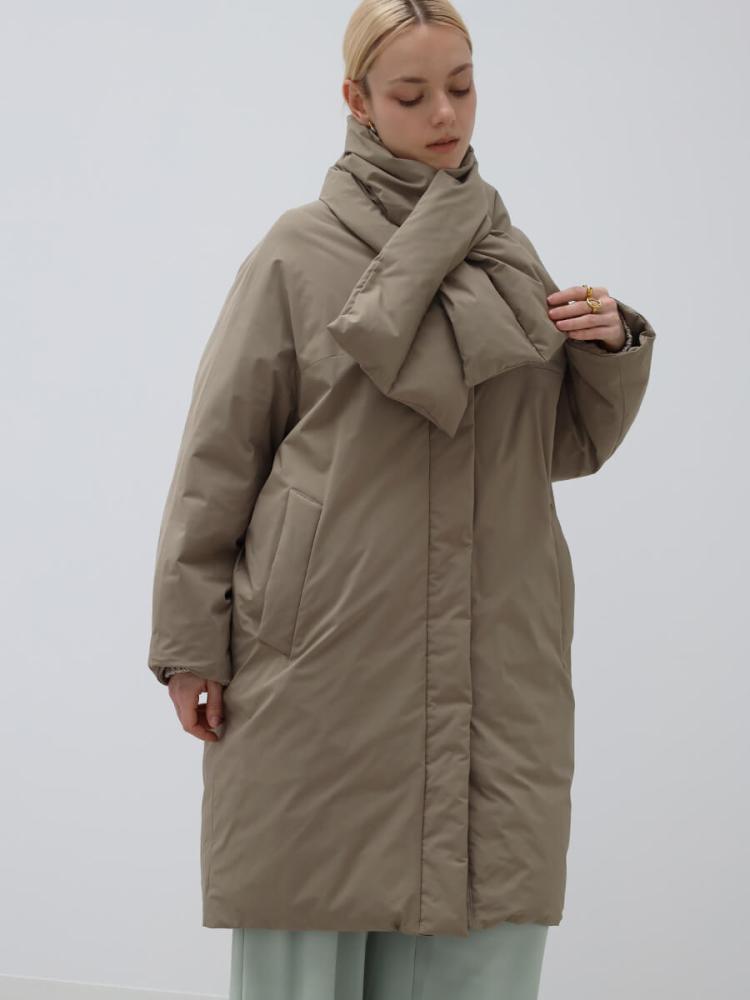 マフラー付きダウンロングコート - Aga - Aga｜YAMADAYA STORE