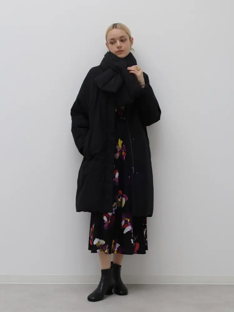 マフラー付きダウンロングコート - Aga - Aga｜YAMADAYA STORE