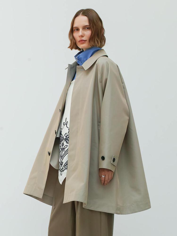 エディフィス　LA BOUCLE バルカラーシャンブレーツイルコート エディフィス LA BOUCLE バルカラーシャンブレーツイルコート 【公式通販】
