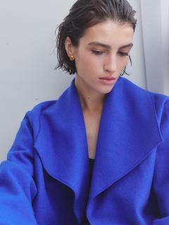 Aga×NORITAKE Future Melton Big Collar Coat - Aga×NORITAKE - Aga