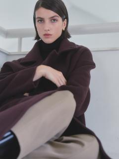 尾州】Merino Wool Long Coat - Aga - Aga｜YAMADAYA STORE