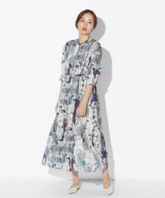 水彩ペイントワンピース Aga Yamadaya Onlinestore
