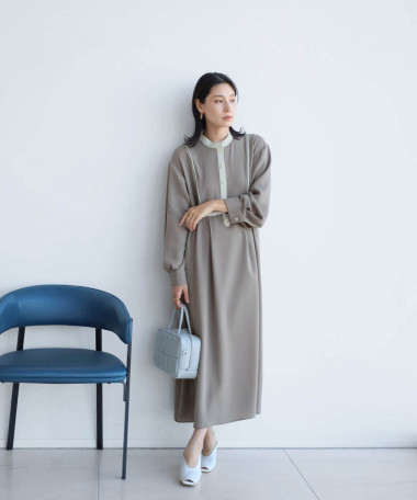 Agaxシャツワンピース