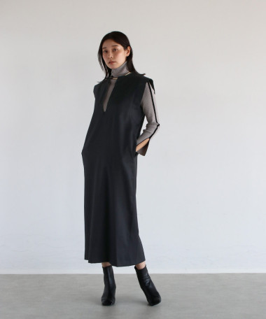 Agaxシャツワンピース