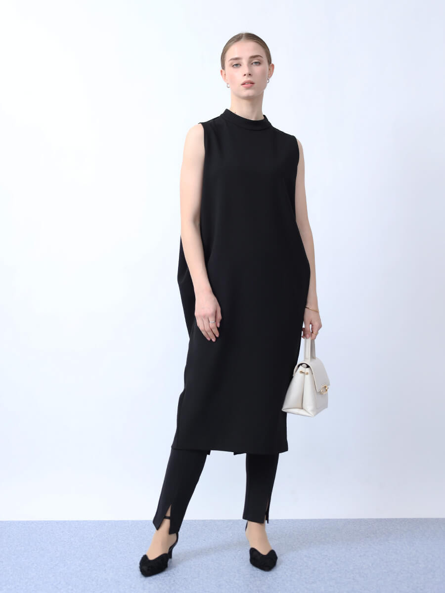ボトルネックコクーンワンピース YAMADAYA STORE ボトルネックコクーンワンピース YAMADAYA STORE