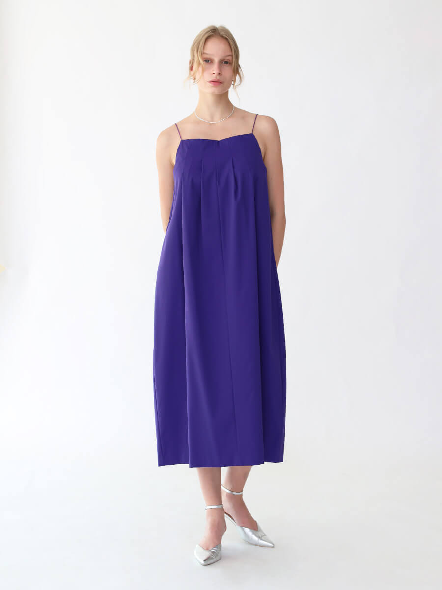スクエアネックバルーンキャミソールワンピース(skyblue,purple) YAMADAYA STORE スクエアネックバルーンキャミソールワンピース(skyblue,purple) YAMADAYA STORE
