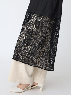 レースドッキングロングシャツ - Aga - Aga｜YAMADAYA STORE