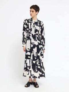 最新 - 幾何柄ペイントロングワンピース Aga STORE Aga｜YAMADAYA - ワンピース