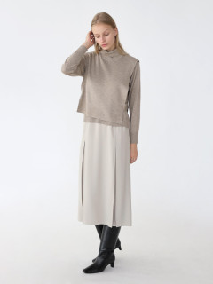ベストレイヤードニットワンピース - Aga - Aga｜YAMADAYA STORE
