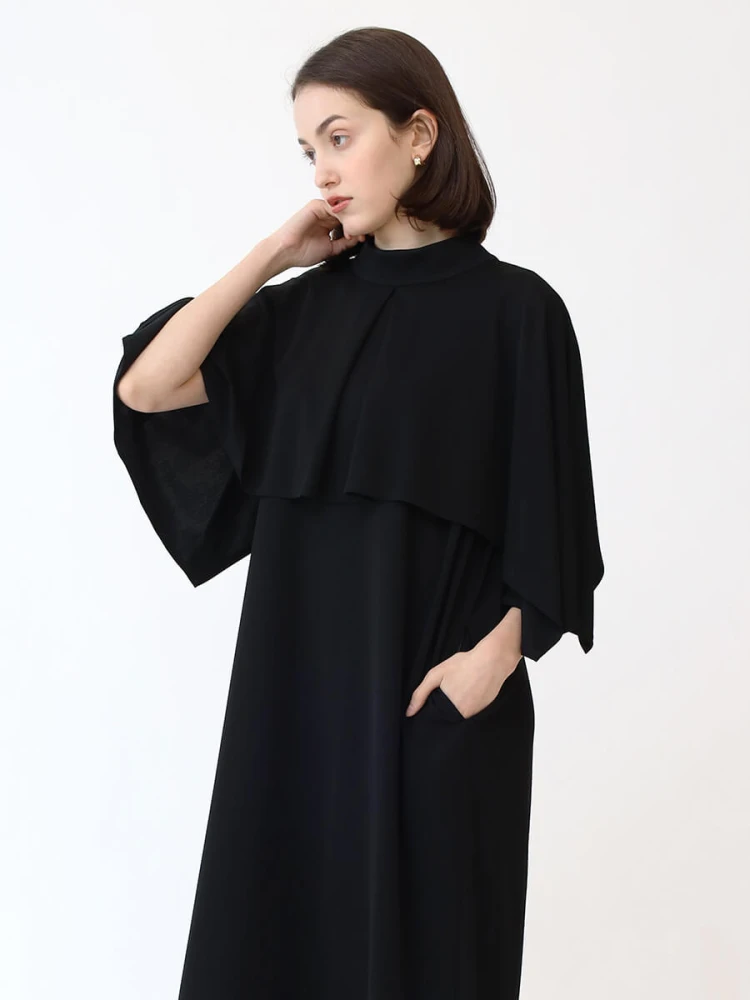 ケープセットロングワンピース - Aga×NORITAKE - Aga｜YAMADAYA STORE