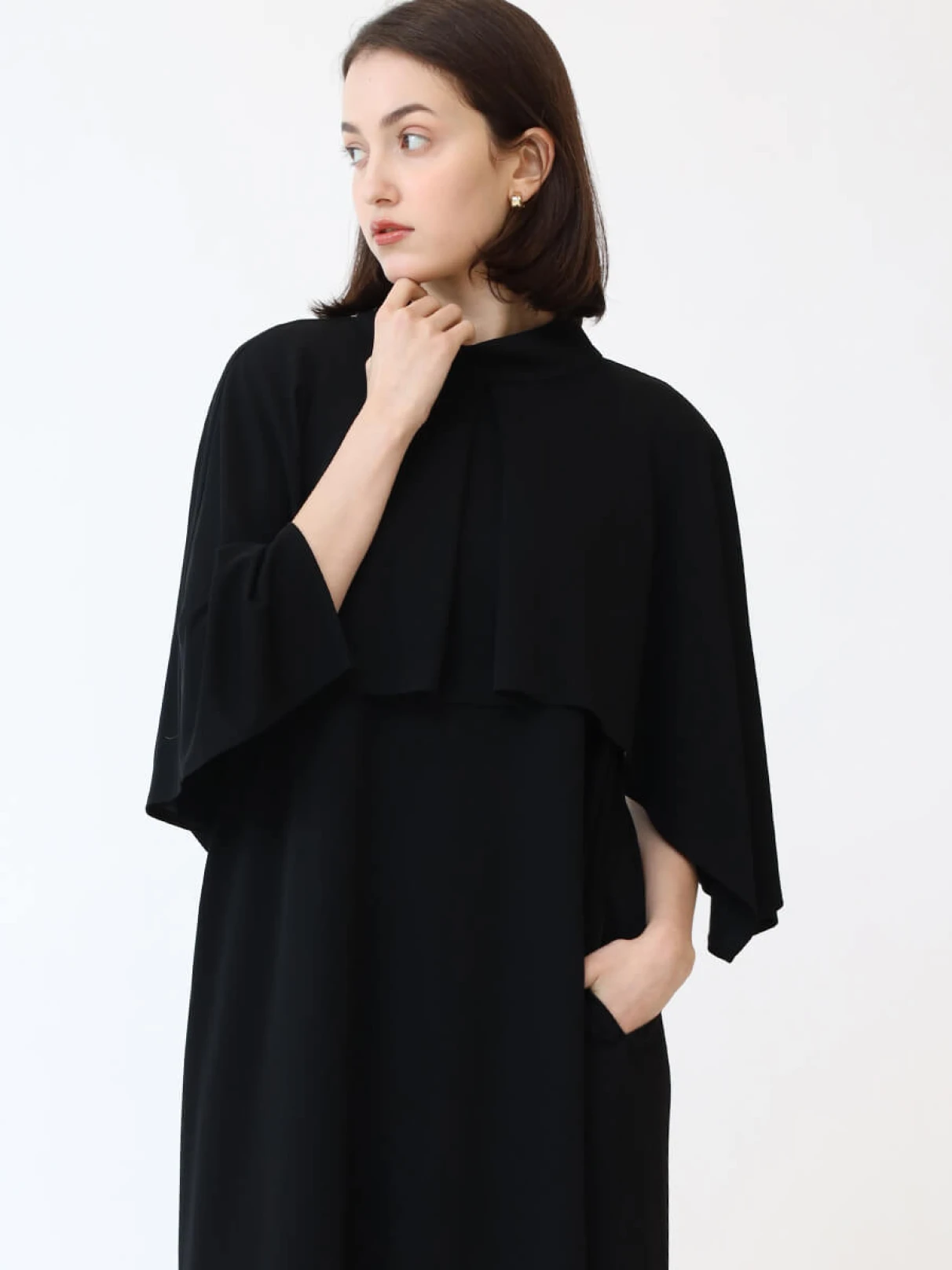 ケープセットロングワンピース - Aga×NORITAKE - Aga｜YAMADAYA STORE