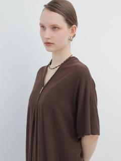 ダブルジップネックニットワンピース - Aga - Aga｜YAMADAYA STORE