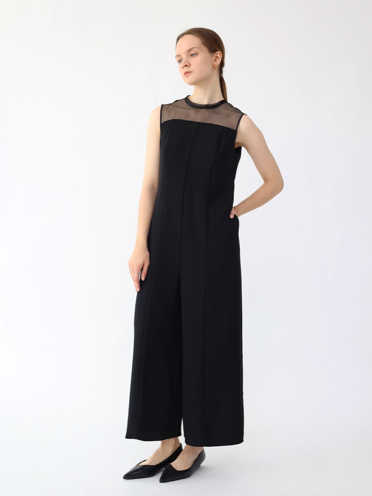 アーガ Aga ネックシアーオールインワン（ブラック） ネックシアーオールインワン - Aga - Aga｜YAMADAYA STORE