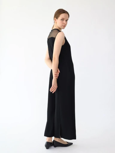 アーガ Aga ネックシアーオールインワン（ブラック） ネックシアーオールインワン - Aga - Aga｜YAMADAYA STORE