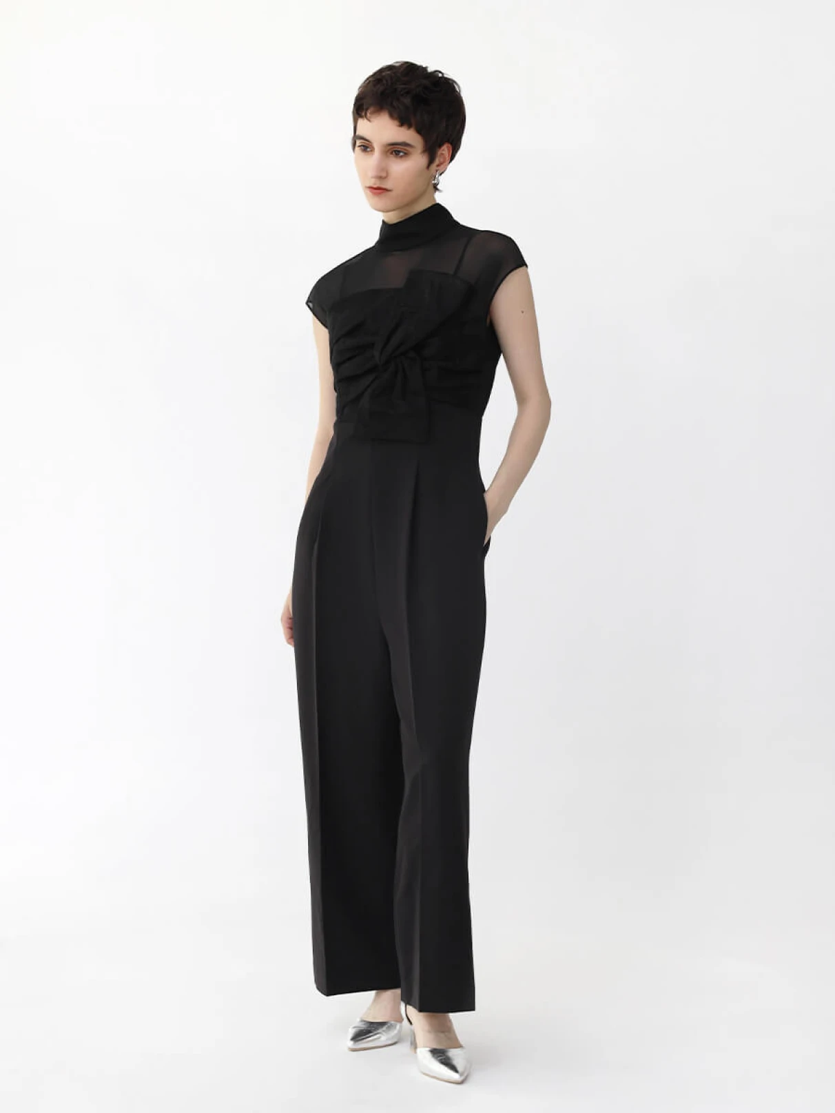 レースビスチェオールインワン - Aga Black - Aga｜YAMADAYA STORE