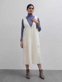 Vネックジップジャンパースカート - Aga - Aga｜YAMADAYA STORE