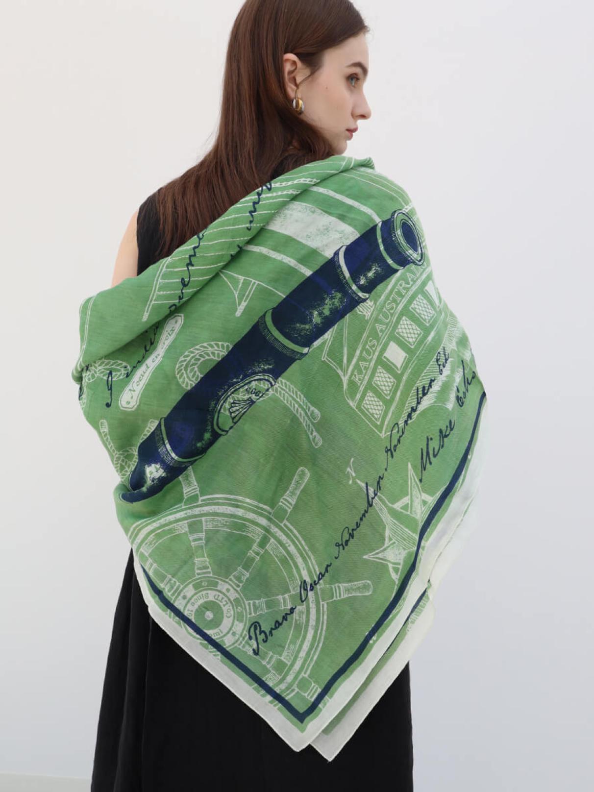 コットンシルクストール120＞ボンメール - manipuri - Aga｜YAMADAYA STORE