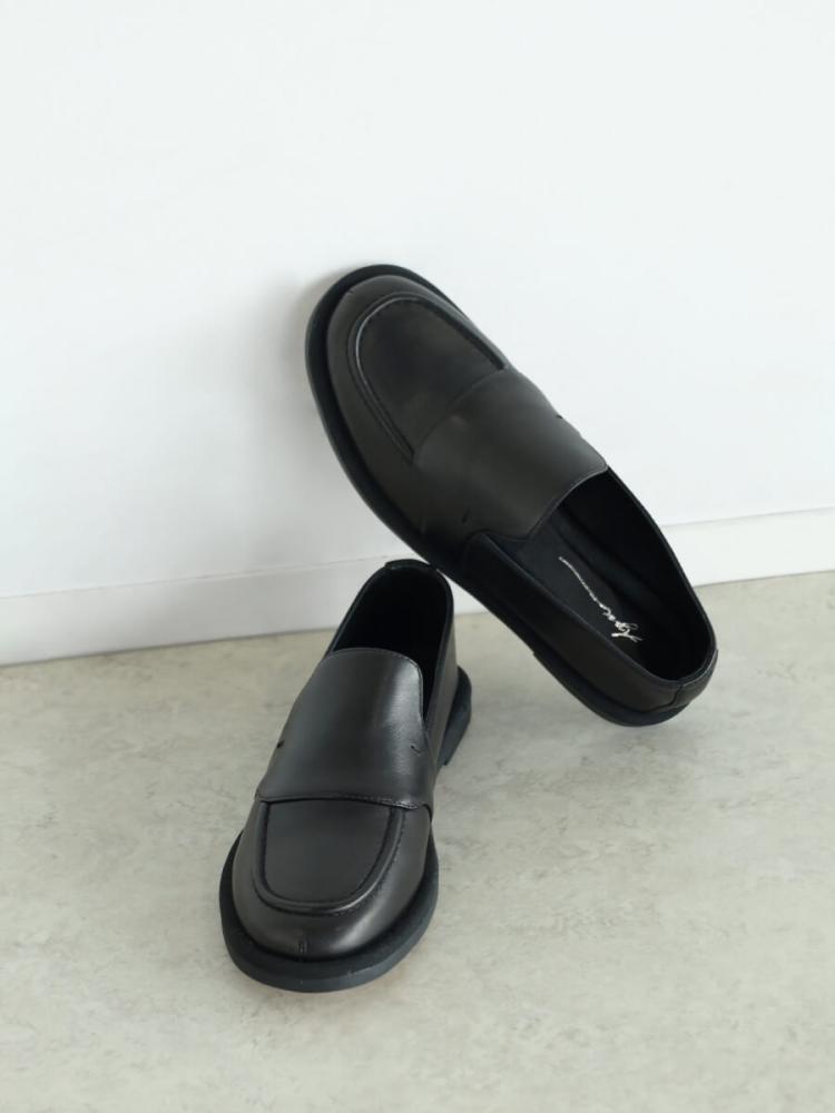 靴 レザー ローファー ブラック エコー ECCO ウィメンズ 本革 ローファー タッチ 15 B （BLACK） -waja