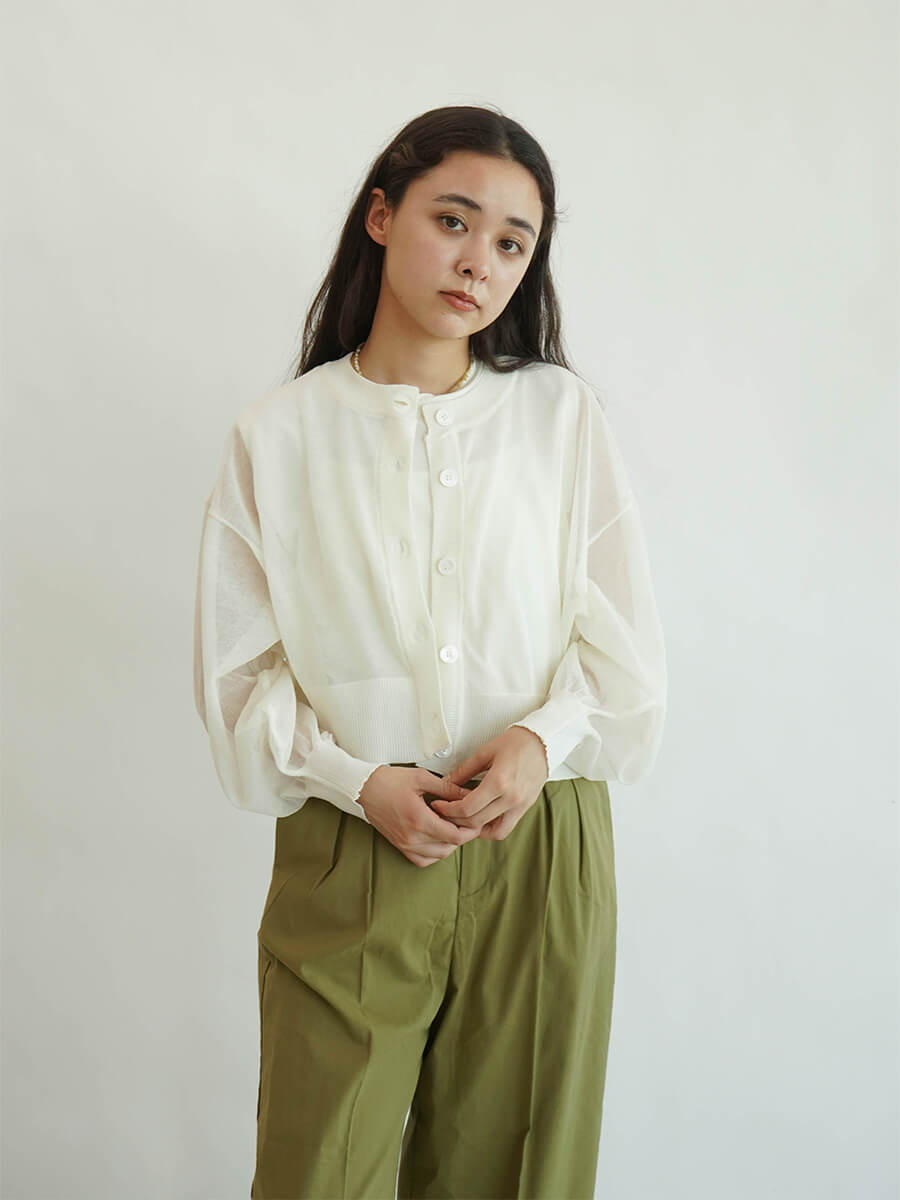 Sheer cardigan YAMADAYA STORE Sheer cardigan YAMADAYA STORE