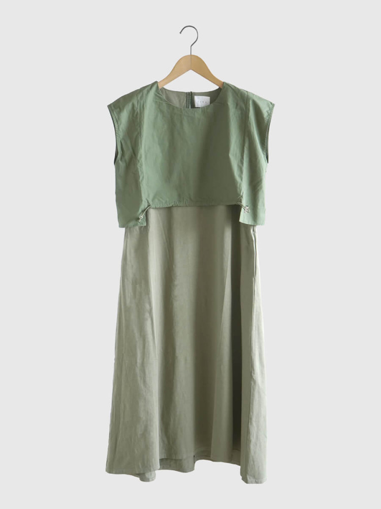Cotton docking onepiece - FIKA. - FIKA.｜YAMADAYA STORE