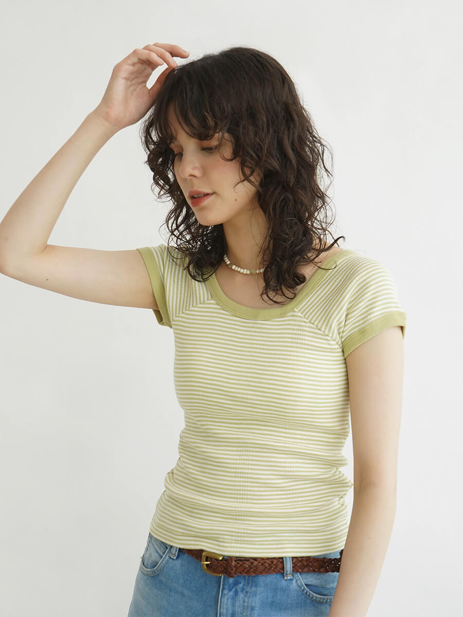 French sleeve tee YAMADAYA STORE French sleeve tee YAMADAYA STORE