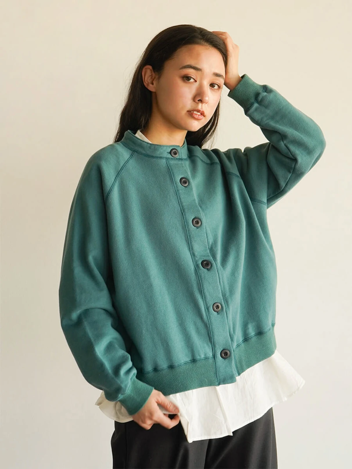 SCOT CLUB - FIKA. 新品未使用 チュールニットカーディガン ヤマダヤ グレージュ SCOT CLUB - FIKA. 新品未使用 チュールニットカーディガン