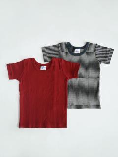 レッド×ダークネイビー