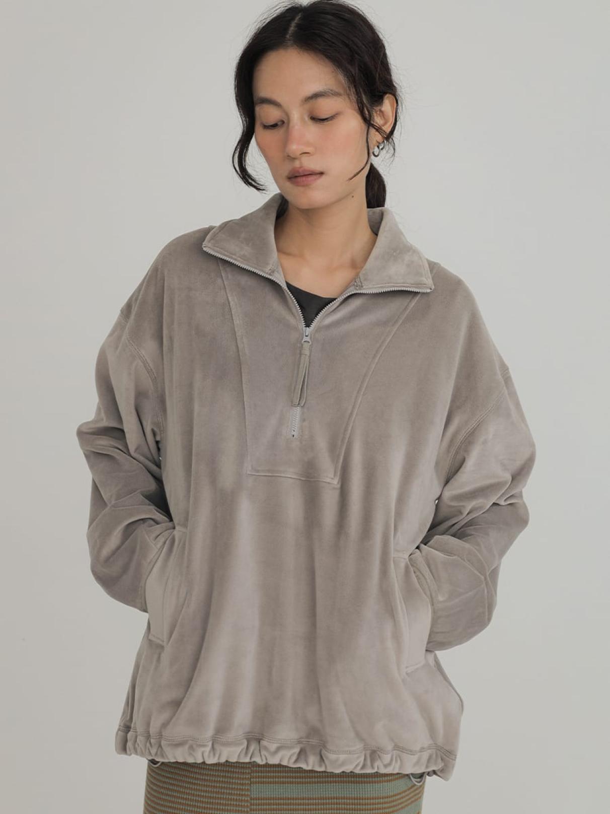 トップス ARGUE ITALY MELLOA FLEECE Fleece half zip top - FIKA. - FIKA.｜YAMADAYA STORE