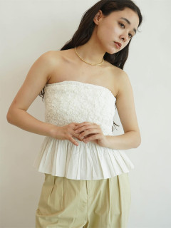 Jacquard bustier - FIKA. - FIKA.｜YAMADAYA STORE