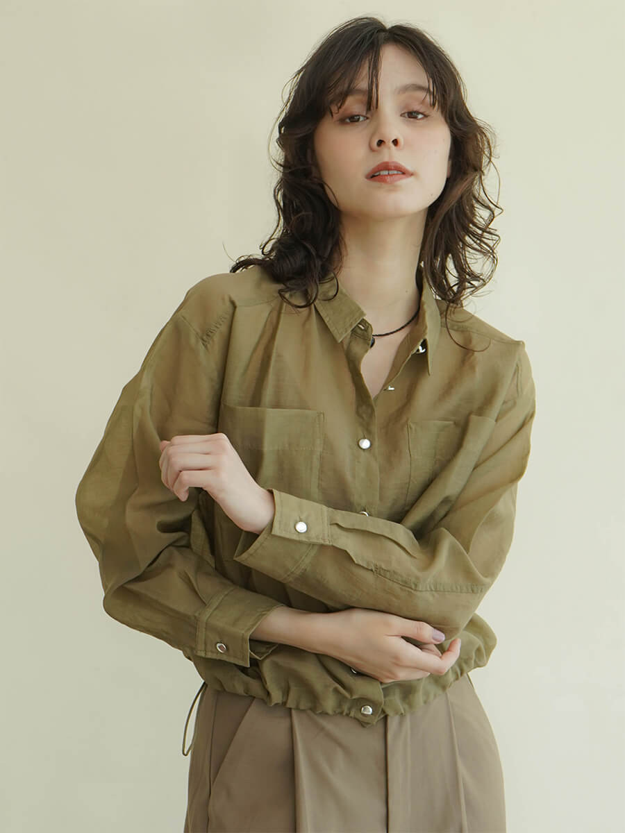 Drost sheer shirt YAMADAYA STORE Drost sheer shirt YAMADAYA STORE