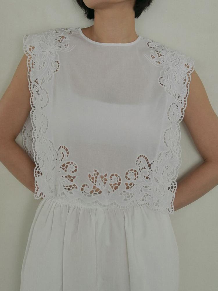 Cutwork Box Blouse - anuke - FIKA.｜YAMADAYA STORE