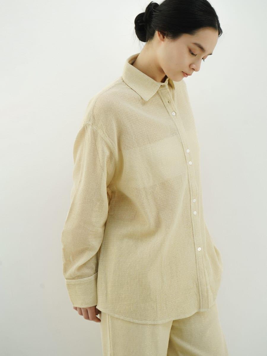 Glitter mesh shirt