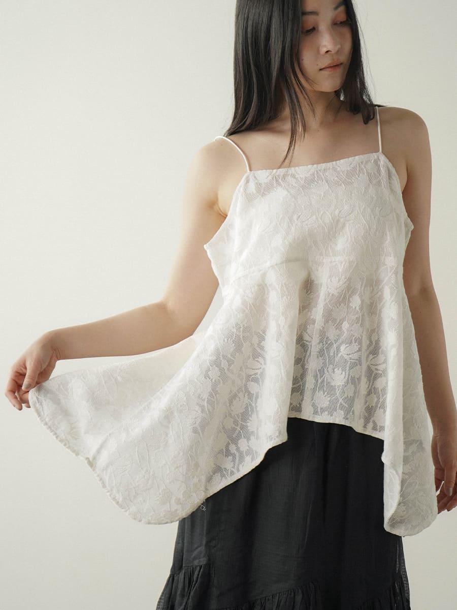 Lace camisole tunic