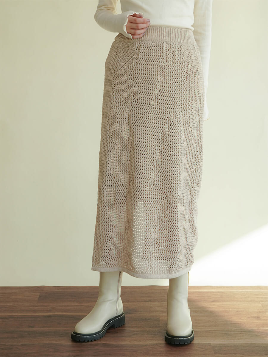 Low gauge knit skirt YAMADAYA STORE Low gauge knit skirt YAMADAYA STORE