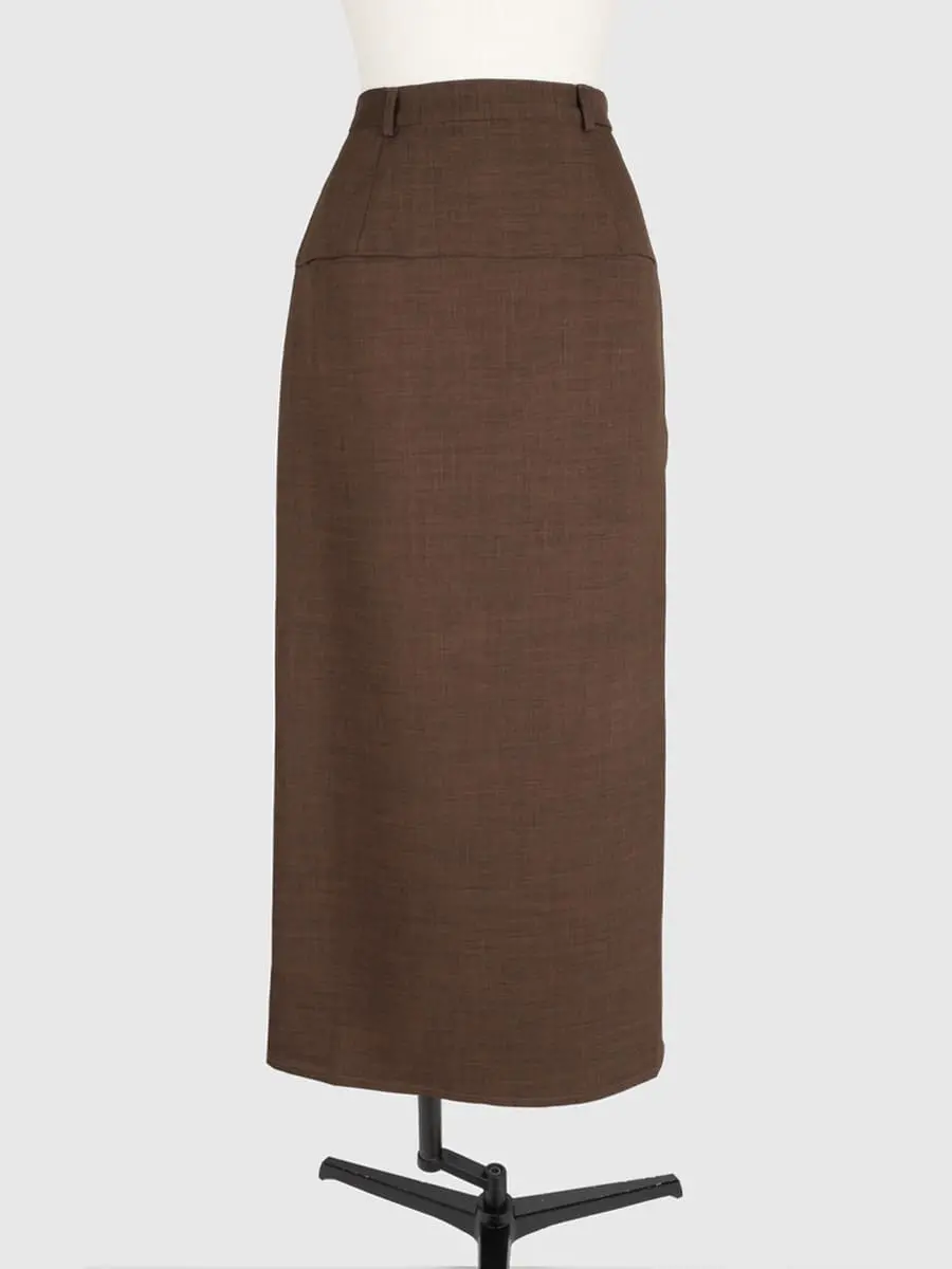 2way lace wrap layered skirt - FIKA. - FIKA.｜YAMADAYA STORE