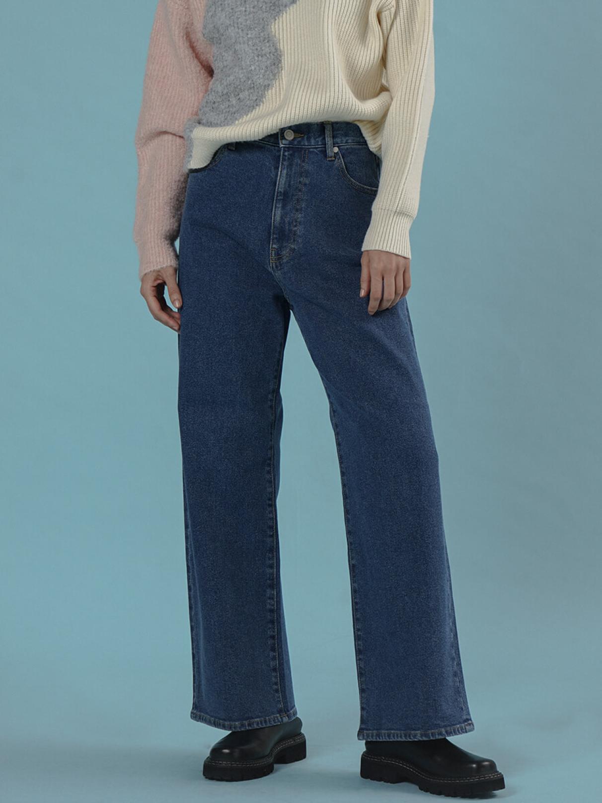 Wide-leg denim pants - FIKA. - FIKA.｜YAMADAYA STORE