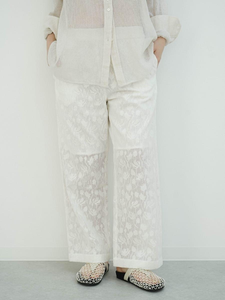 Lace easy pants