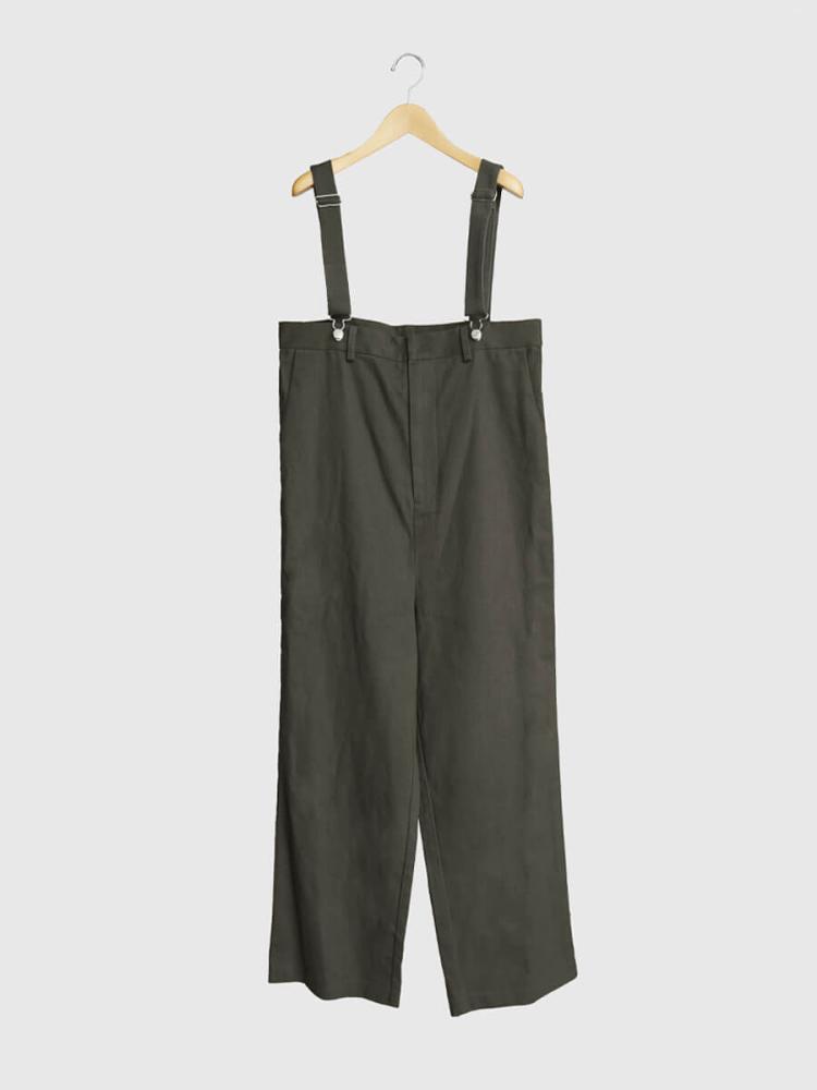 【新品タグ付】LASUD ブラック サロペット ヤマダヤ　黒 新品タグ付】LASUD ブラック サロペット ヤマダヤ 黒 LASUDの
