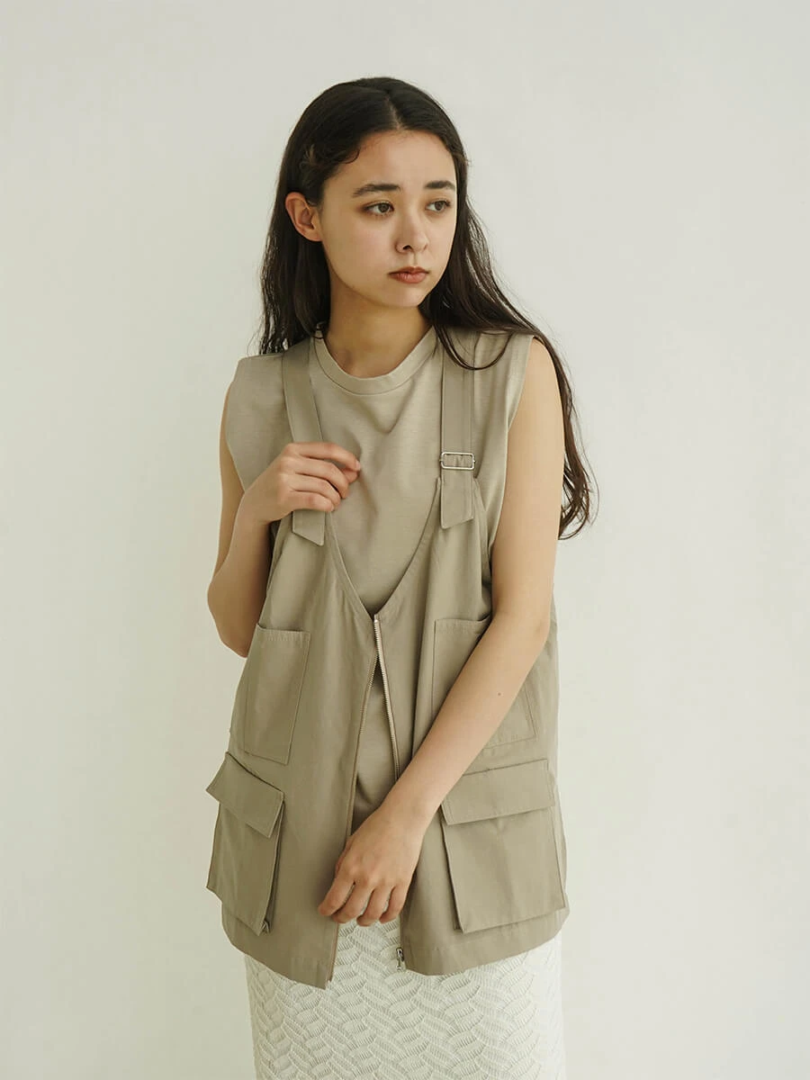 YAMADAYA Aga（アーガ）　タヌキ毛　コート　グレー　サイズ9 アーガ Aga クレープウェーブシアーカーディガン （グレー