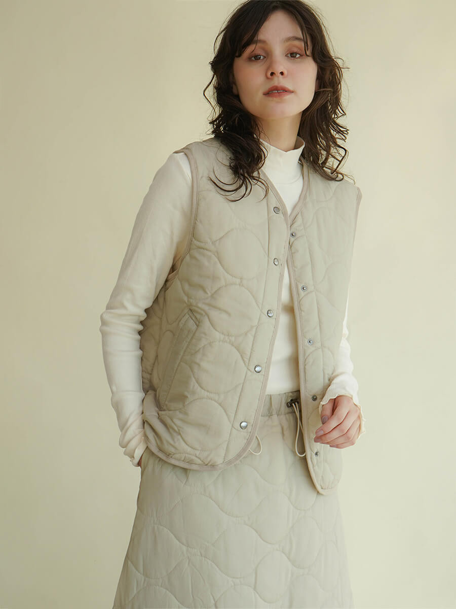 Qilting vest YAMADAYA STORE Qilting vest YAMADAYA STORE