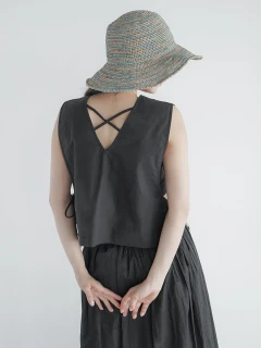 Miku【新品未使用】ヤマダヤ　LASUD ジレ・ベスト FIKA.のベスト/ジレの商品一覧｜ファッション通販のYAMADAYA STORE
