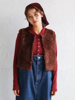 ヤマダヤ　FIKA. ファー　アウター ヤマダヤ FIKA. ファー アウター FIKA.のジャケット/アウターの