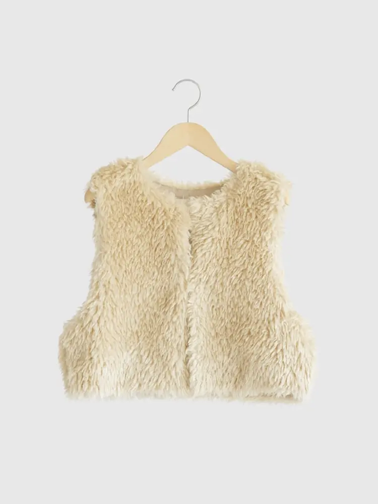 Sheep like fur vest - FIKA. - FIKA.｜YAMADAYA STORE