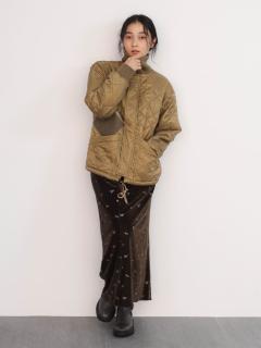 Random quilting military jacket - FIKA. - FIKA.｜YAMADAYA STORE