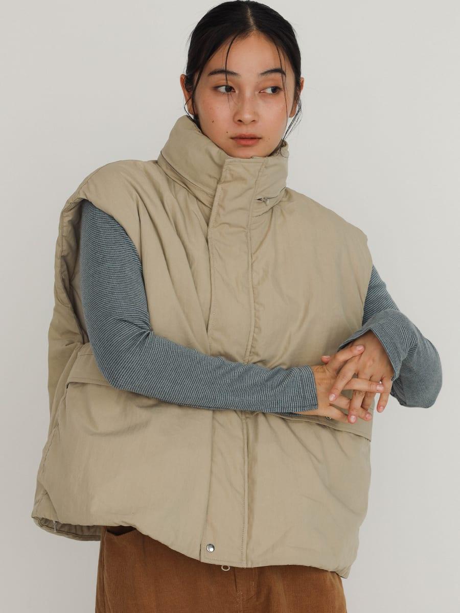 Double zip padded vest