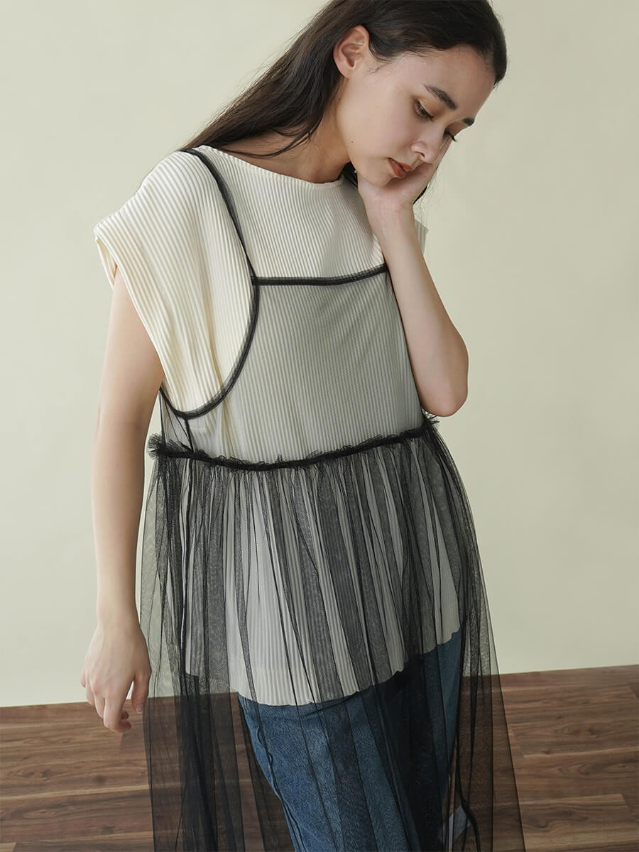 Tulle dress set top YAMADAYA STORE Tulle dress set top YAMADAYA STORE