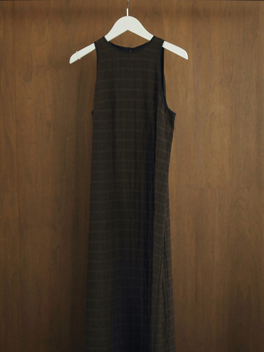 Sheer Check Onepice YAMADAYA STORE Sheer Check Onepice YAMADAYA STORE