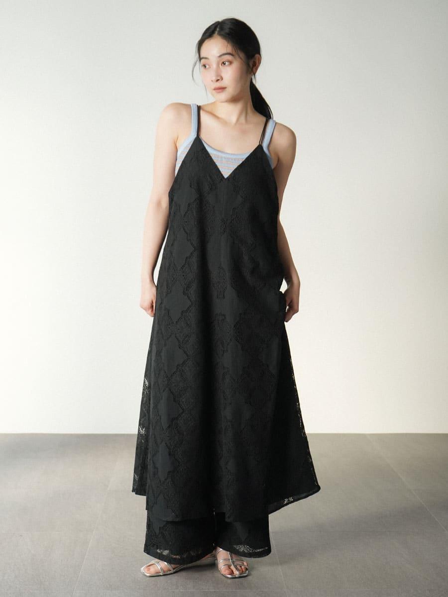 Leavers lace cami onepiece
