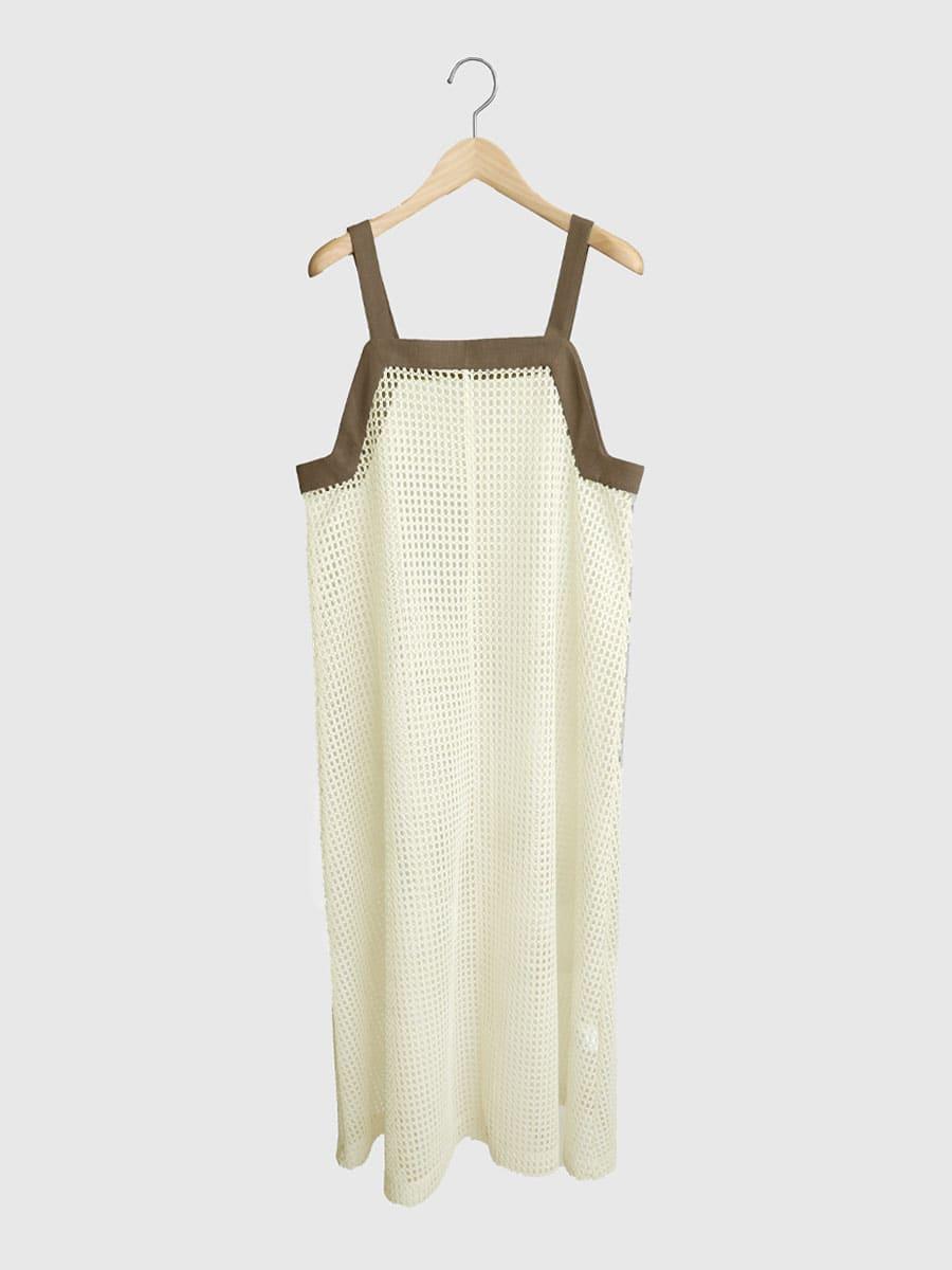 Bicolor mesh onpiece